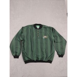 Vintage Team Kool Green Jacket Mens Medium Green IndyCar Racing Pullover 90s